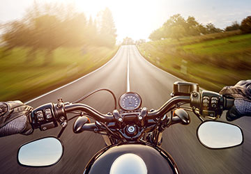 motorcycle on highway