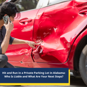 Hit and Run in a Private Parking Lot in Alabama Who Is Liable and What Are Your Next Steps